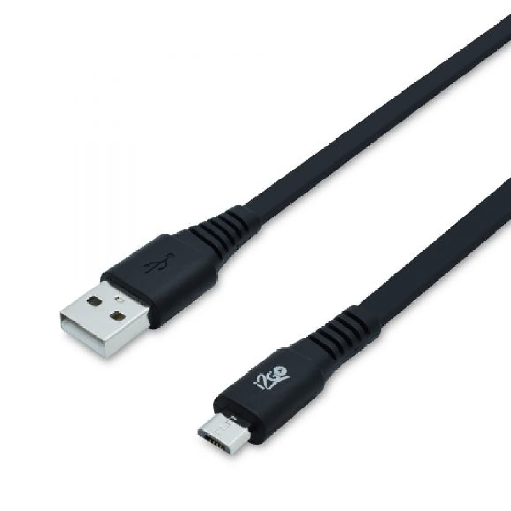 Cable Micro USB Android de 1.2 Mt Negro i2Go