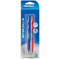 Lapiceros ARTESCO Retro Ball - M Blister 2un