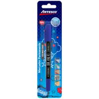 Marcador Indeleble ARTESCO  Max Dúo Azúl