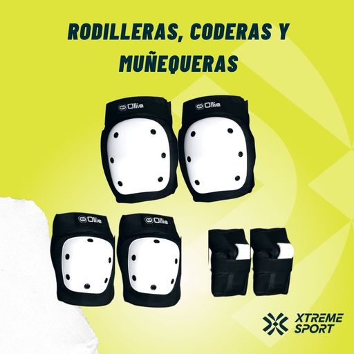 Kit Protección Niños Rodillera Codera Muñequera Skate Bici