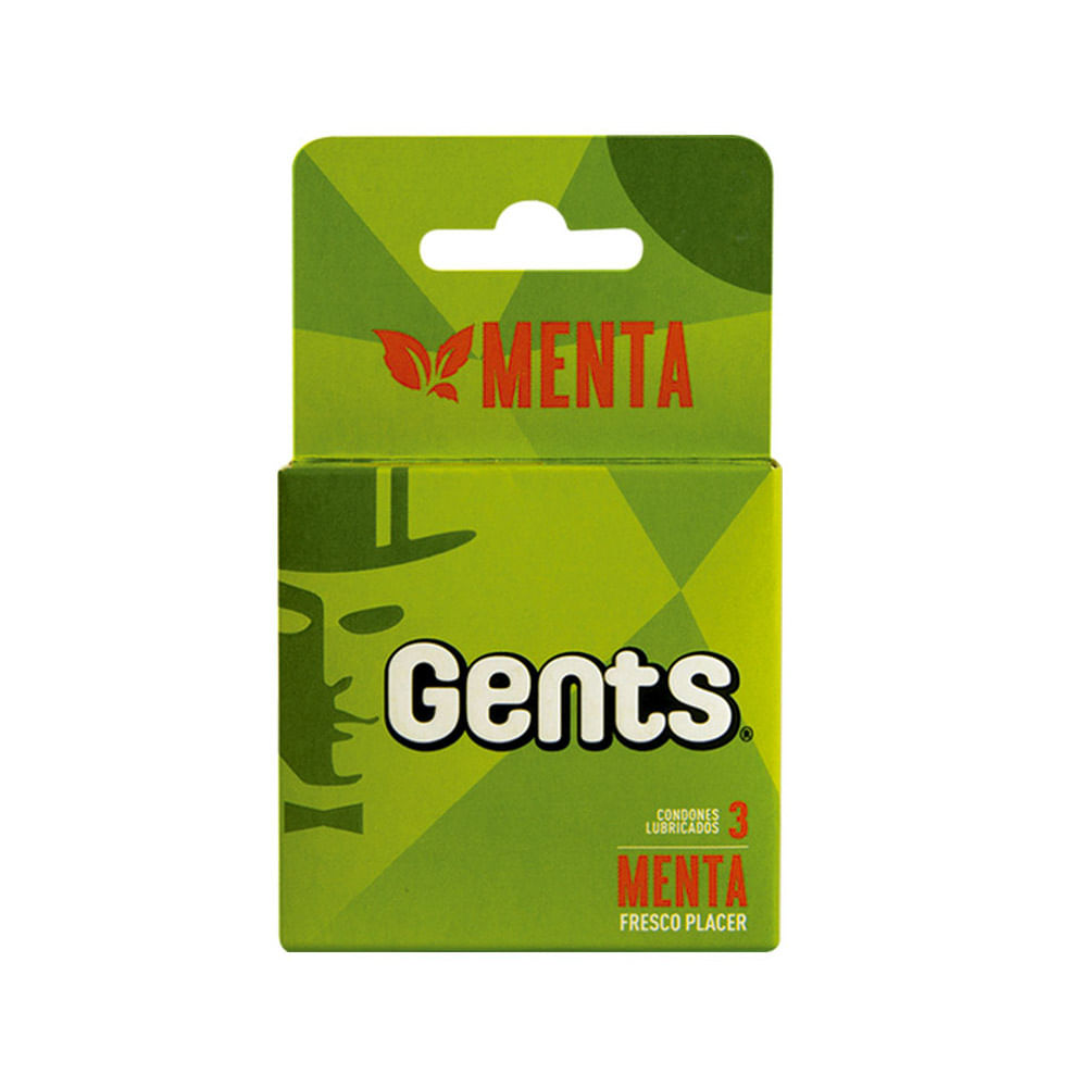 Preservativo Gents Menta - Caja 3 UN