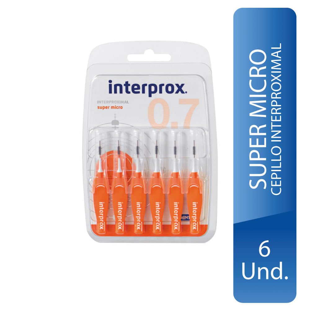 Cepillos Interproximales Interprox 4G Super Micro - Blister 6 UN