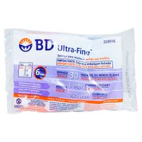 Jeringa Descartable de Insulina BD 0.3ml + Aguja#31 - Bolsa 10 UN