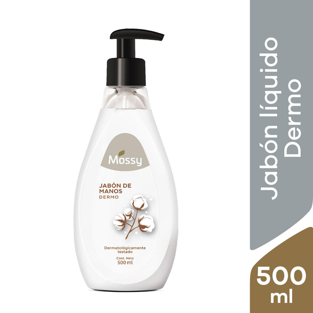 Jabón Líquido Mossy Dermo - Frasco 500 ML