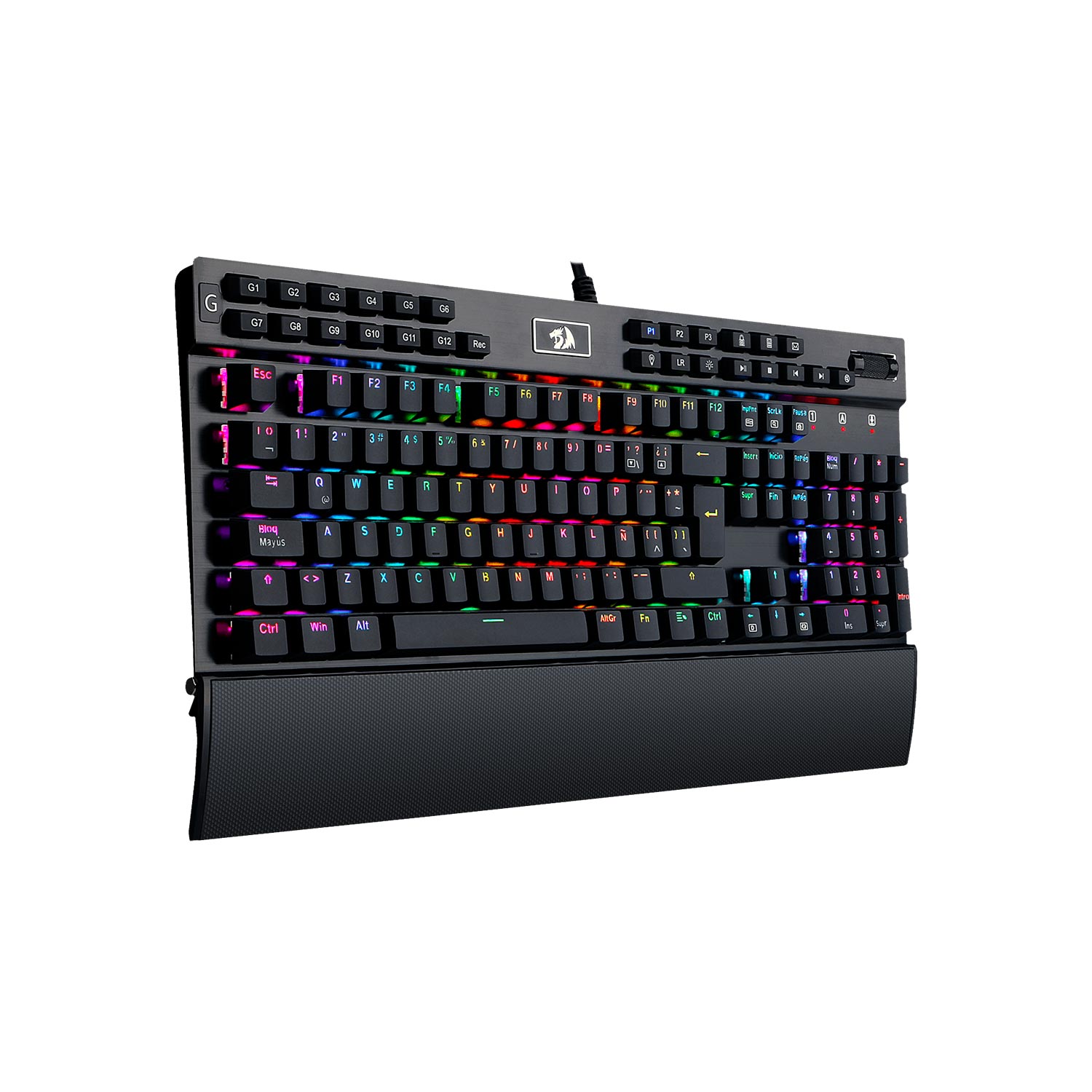 Teclado Gamer Redragon Yama K550 Spanish Black