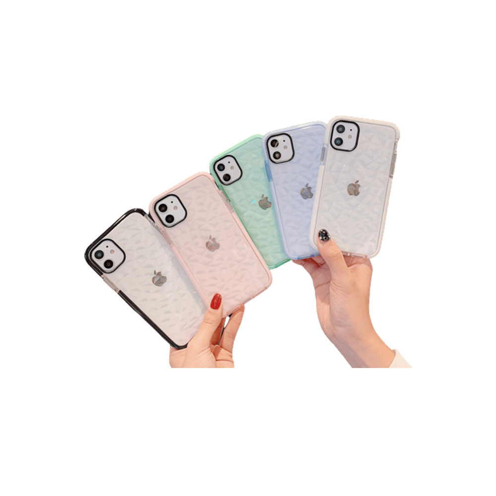 Case Diamante Para iPhone 13 Color Blanco