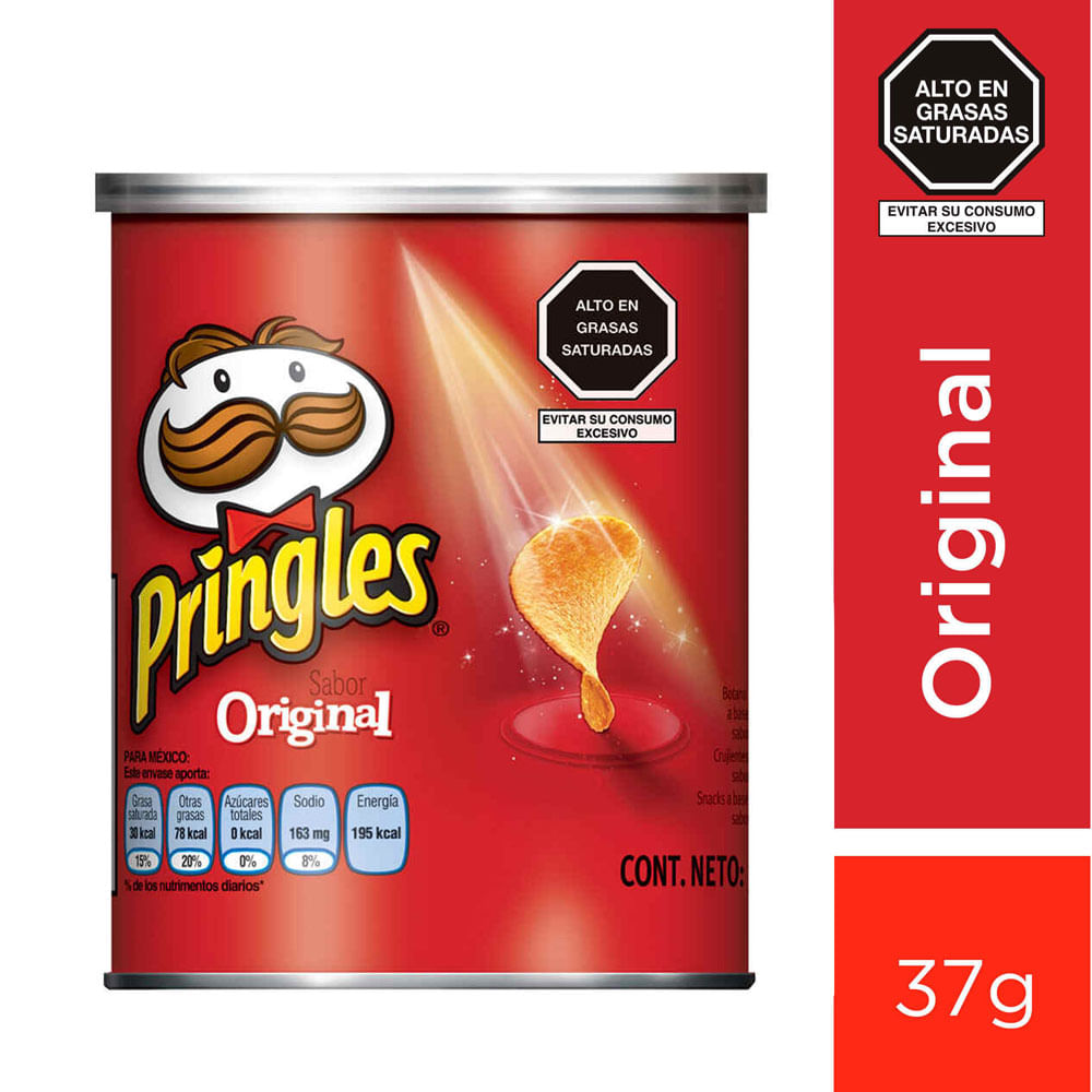 Cuantas Calorias Tiene Una Lata De Pringles Piqueo PRINGLES Papas fritas sabor original Lata 37Gr | plazaVea -  Supermercado