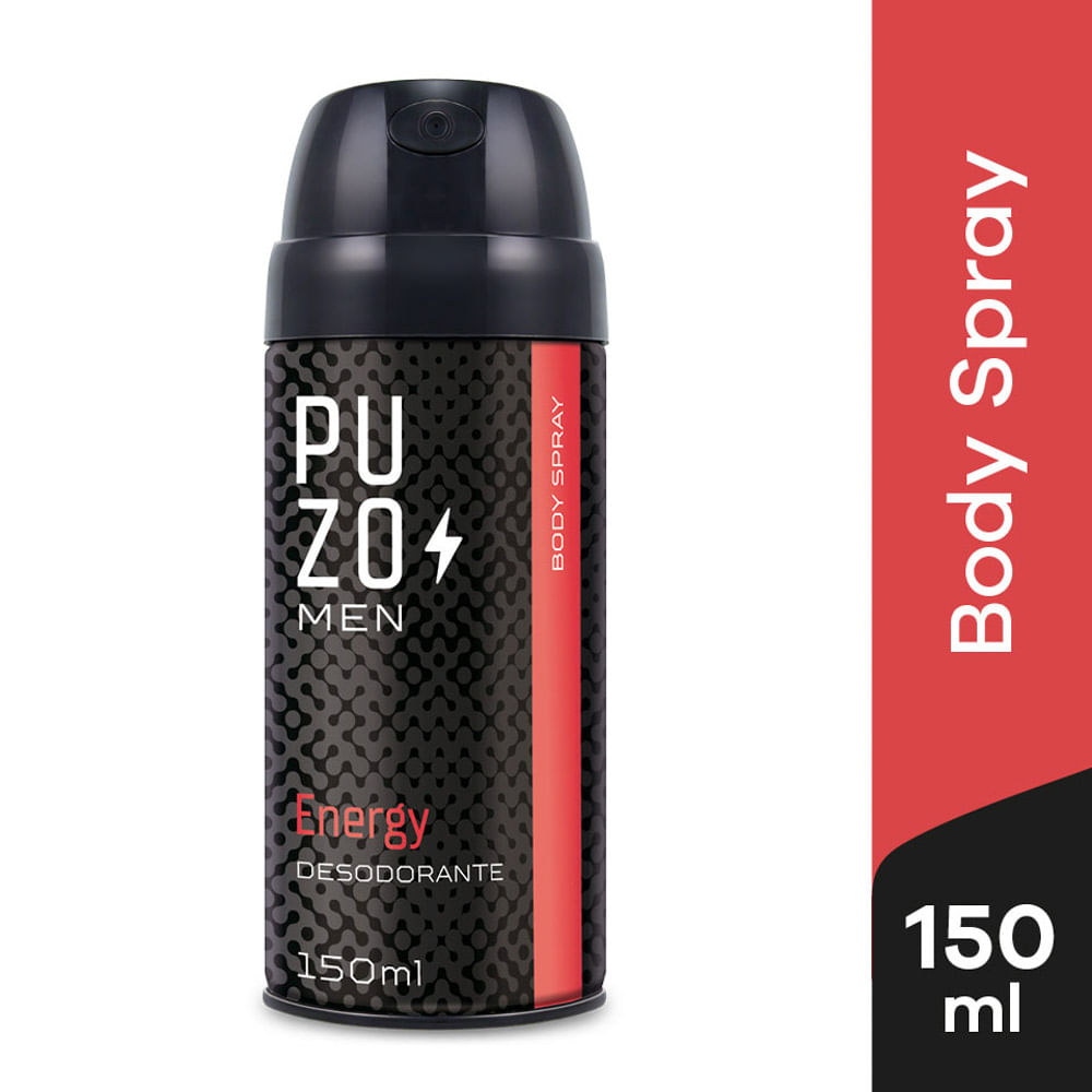 Desodorante Body Spray Puzo Energy Frasco 150 ML plazaVea