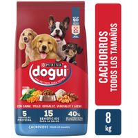 Alimento para Perro DOGUI Cachorro Todos los tamaños Multisabor Bolsa de 8Kg