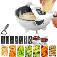 Rallador Cortador Frutas y Verduras 7 En 1