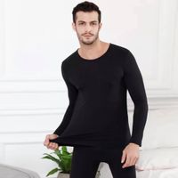 Calentador Térmico Polo Manga Larga Para Hombre Micro Polar