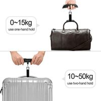 Balanza de Mano Digital Lcd 50kg Bascula Profesional Maletas