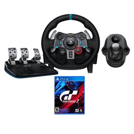 Volante Logitech G29 + Juego Gran Turismo 7. PLAYSTATION 4