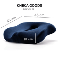 Cojin Ergonomico Antihemorroides Checa Goods Bravo S7 Color Azul
