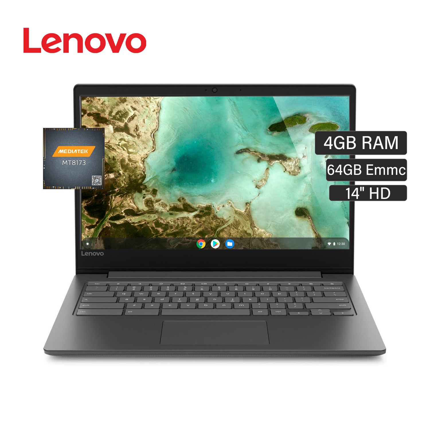 Chromebook Lenovo S330 14" Mediatek MT8173C 64GB 4GB