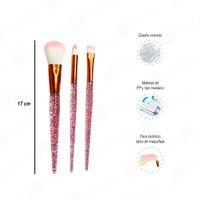 Set de 10 Brochas para Maquillaje