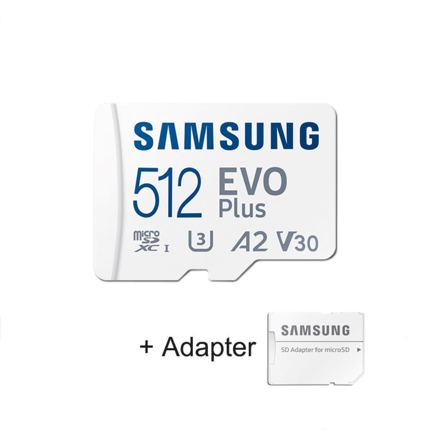 Memoria MicroSD Samsung 512GB EVO Plus 130MBs UHS-I Class10 U3 4K