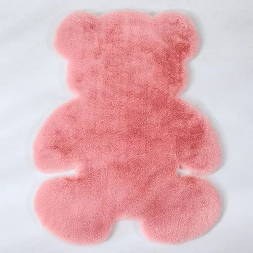 Alfombra pequeña de oso para niños, tapete antideslizante para mesita de  noche, decoración del hogar