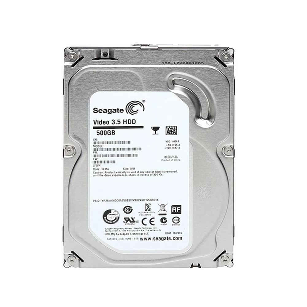 Disco Duro PC 500GB Seagate Pull Plateado