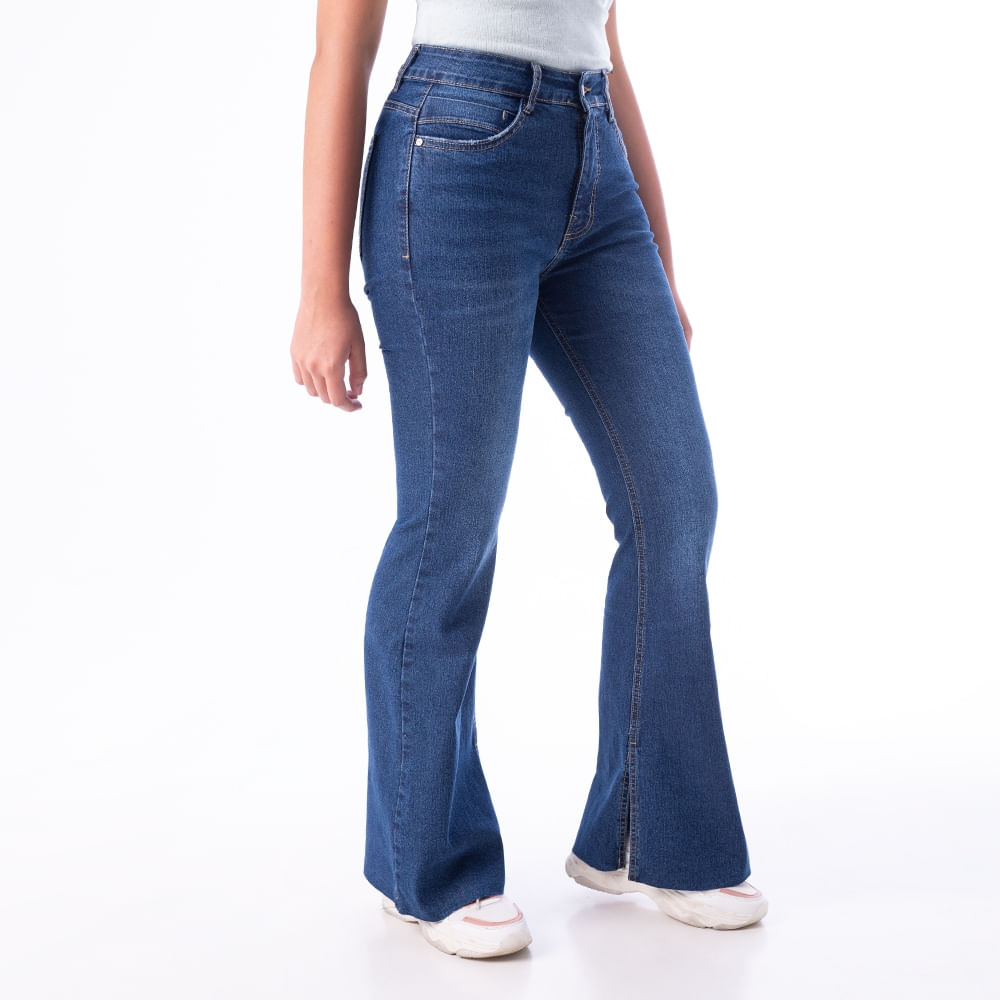 Pantalon Jeans Mujer Mezclilla Stretch Cintura Alta Renata