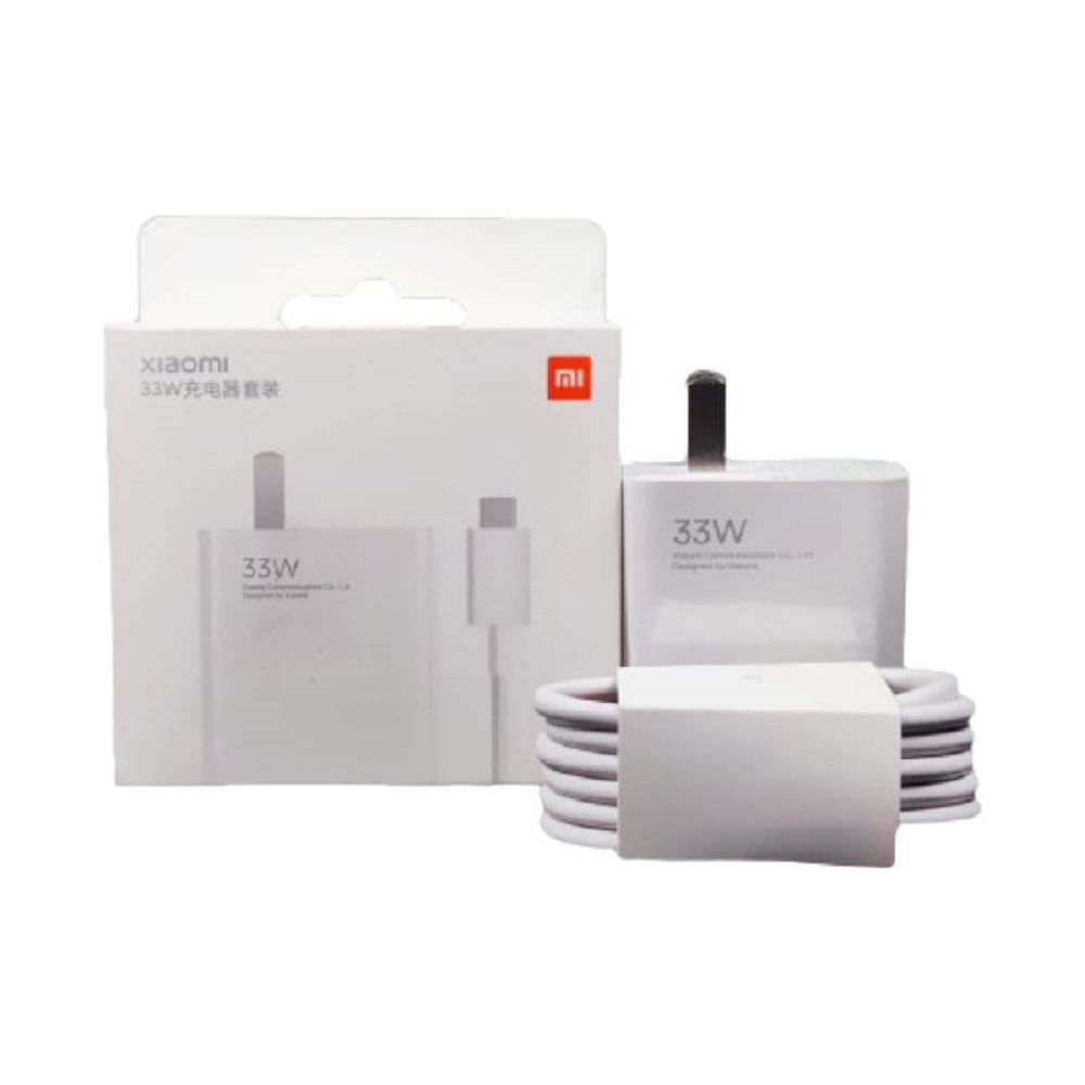 Cargador XIAOMI 33W + Cable Blanco Generico