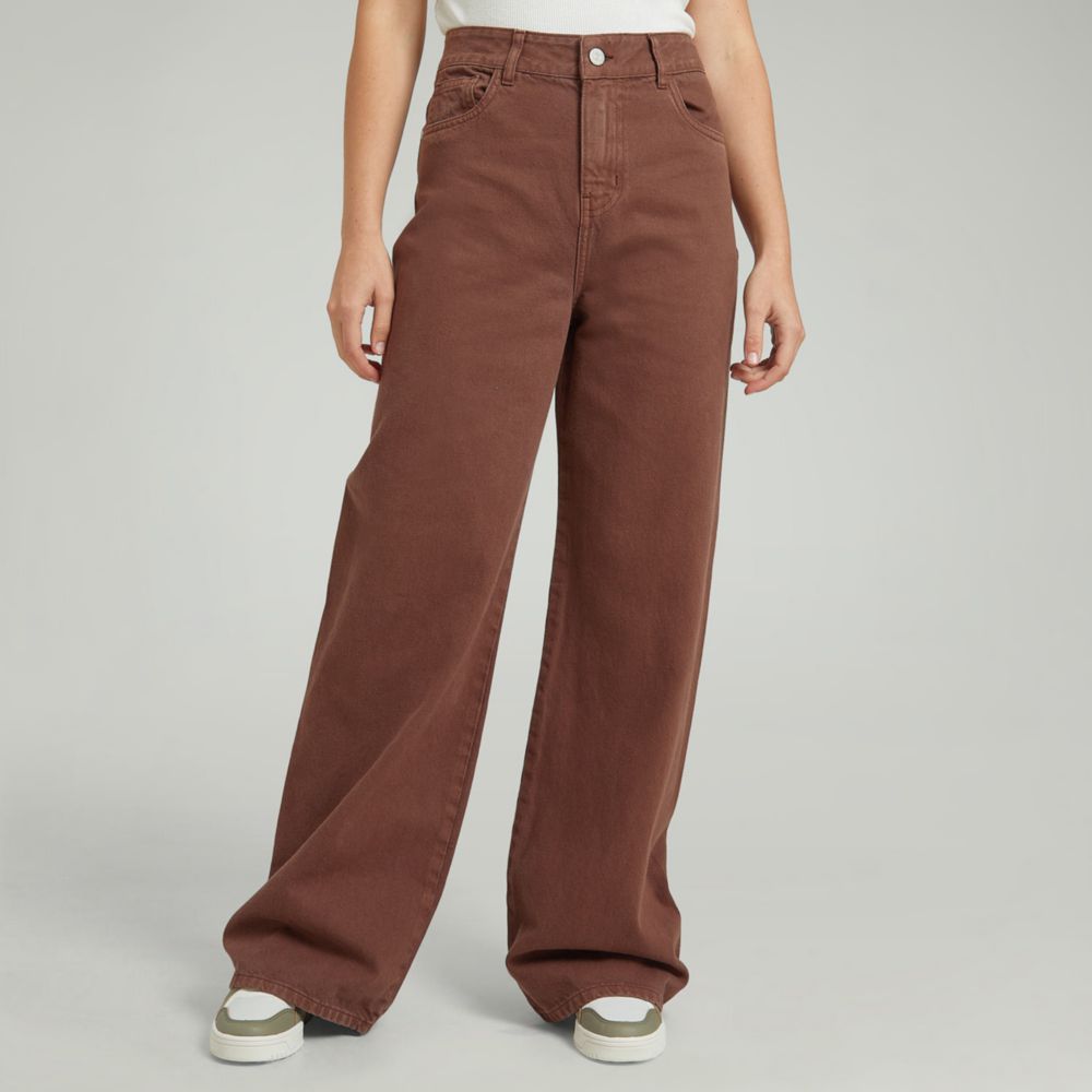 Jean Chocolate Mujer plazaVea Supermercado