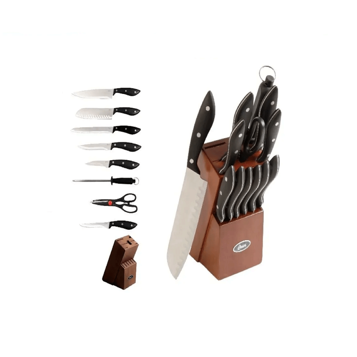 Oster Cuchillos de Acero Inoxidable 14 piezas 60772.14