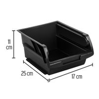 Bandeja Apilable de Plástico 25x17x11 cm Truper 10890