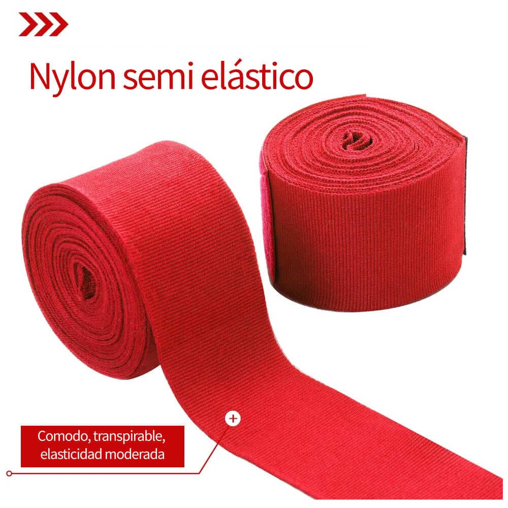 Vendas para Box 5mts Semi Elásticas Rojas