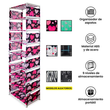 Organizador De Zapatos De 9 Niveles Cobertura En Tela – Home Market