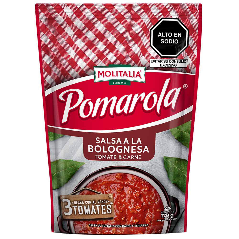 Salsa Bolognesa Lista POMAROLA Doypack 170g