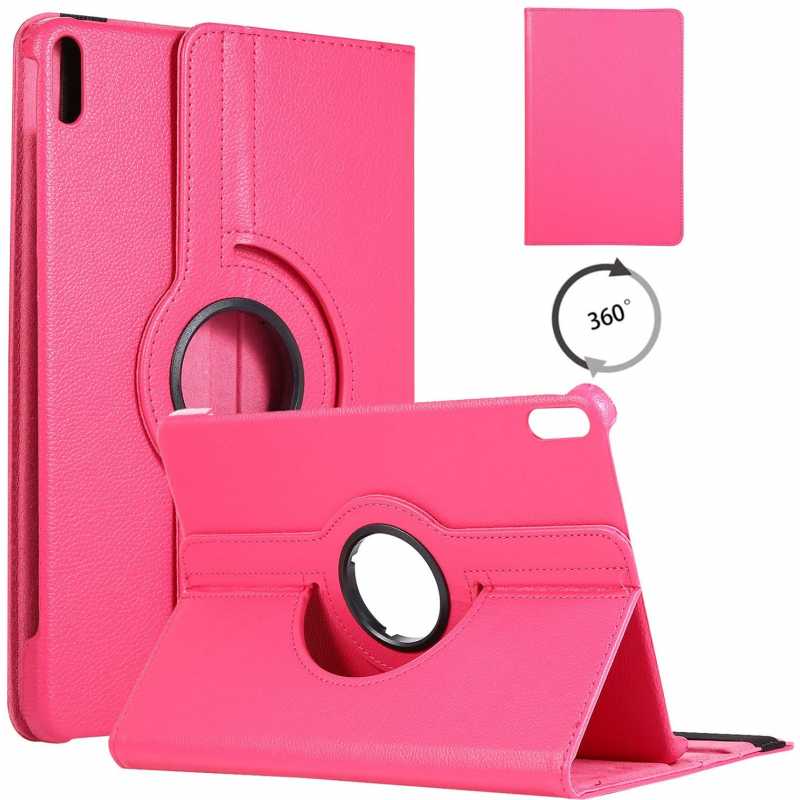 Funda Giratoria Para Huawei Matepad 10.4 Fucsia