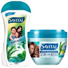 pack-savital-shampoo-anticaspa-530ml-crema-de-tratamiento-1min-nutre-y-repara-pote-300ml