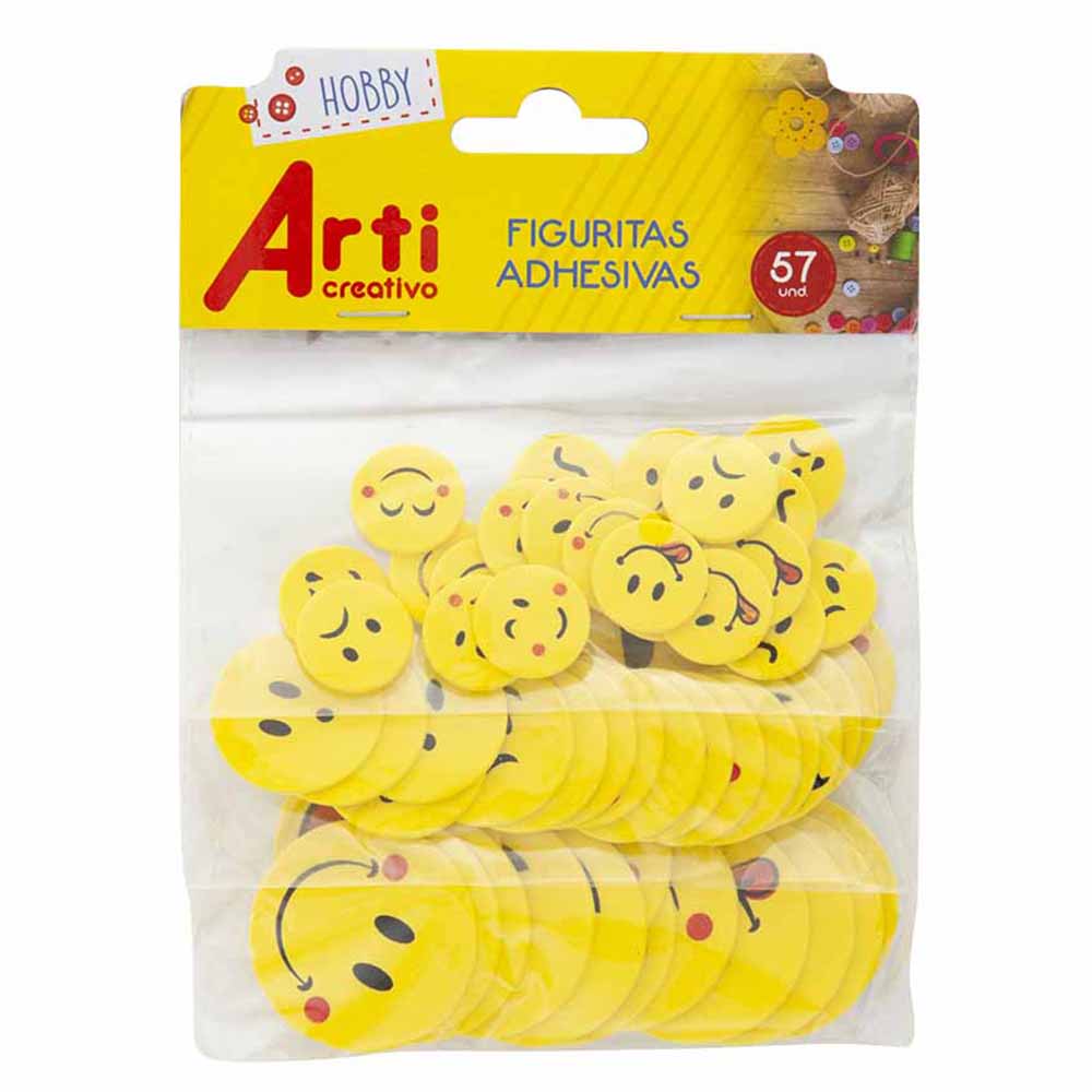 Figuras Adhesivas ARTI Creativo Stickers Emoji Motivacionales 57un