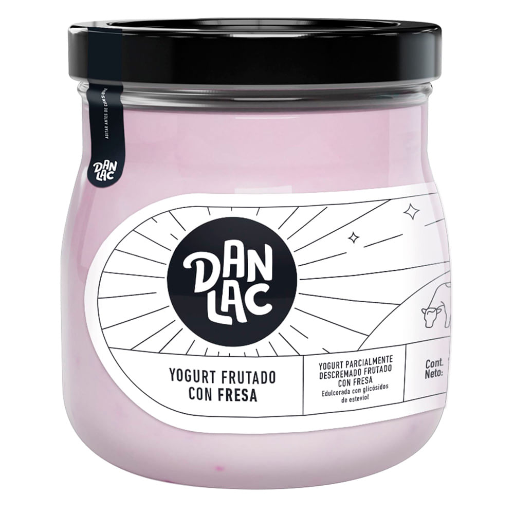 Yogurt Frutado DANLAC Fresa Frasco 160g plazaVea Supermercado