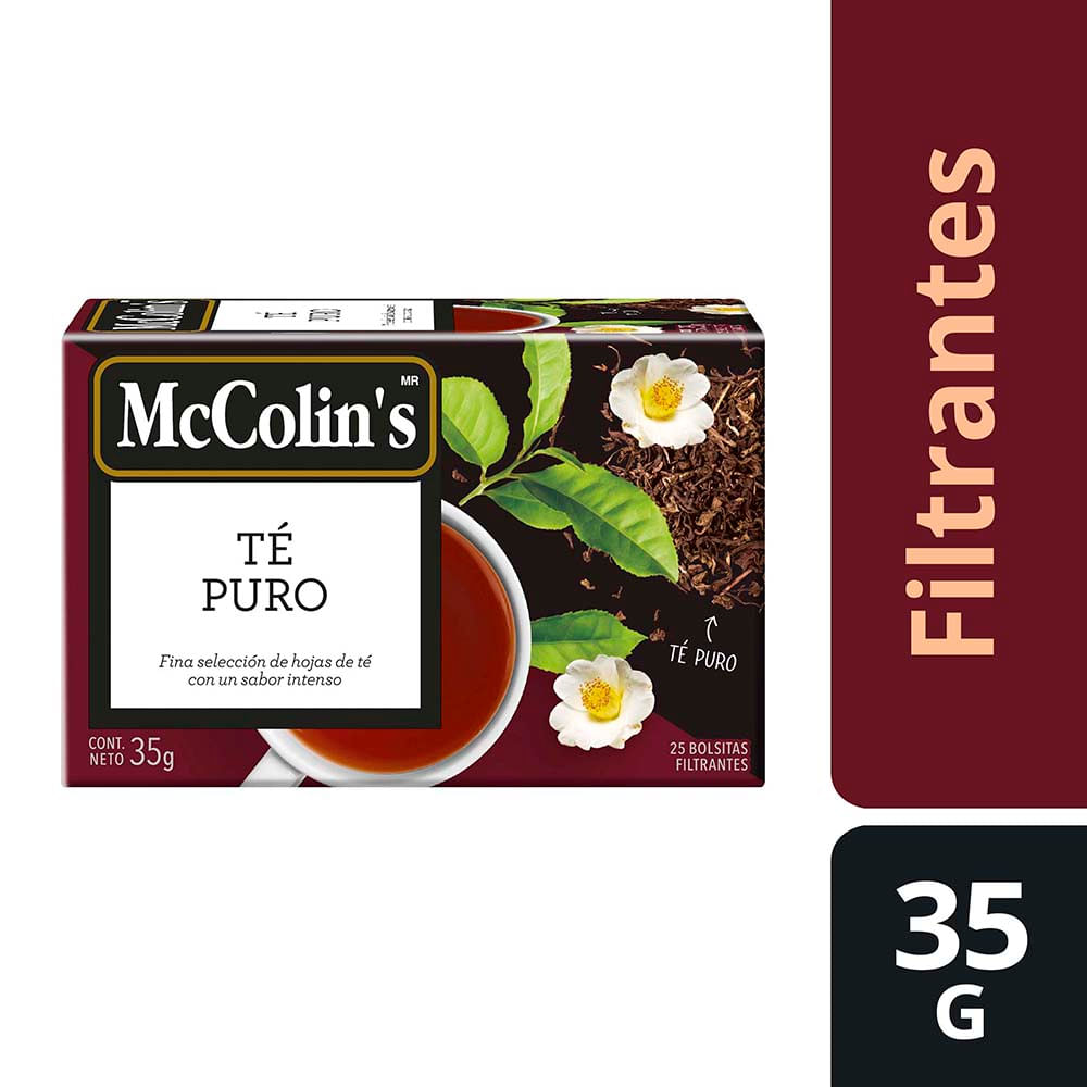 Té Puro MC COLIN'S Caja 25un plazaVea Supermercado