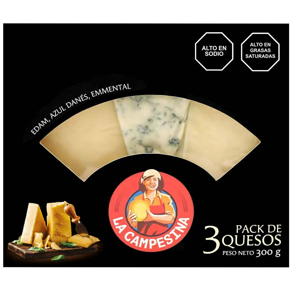 Pack Quesos Gourmet LA CAMPESINA 300g