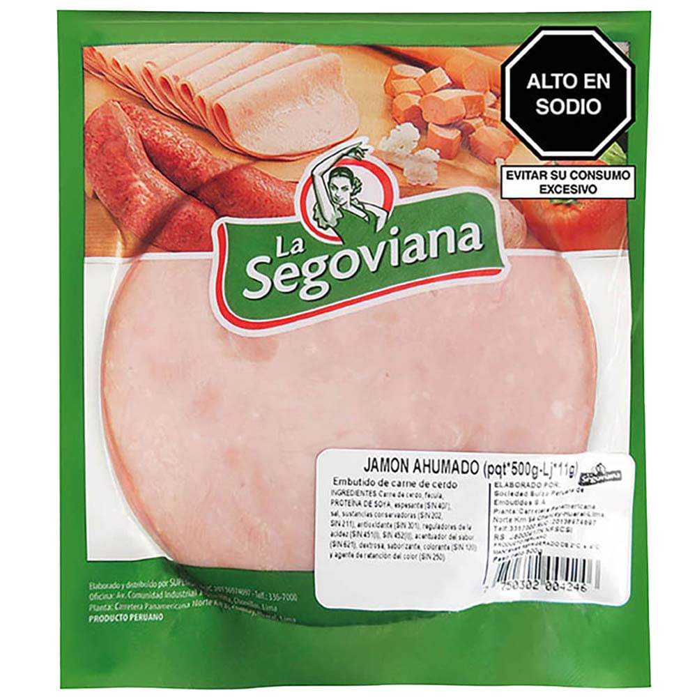 Jamón Ahumado LA SEGOVIANA Paquete 500g