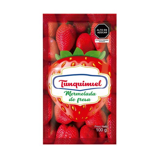 Mermelada de Fresa Tunquimiel Sachet 100 g | plazaVea - Supermercado