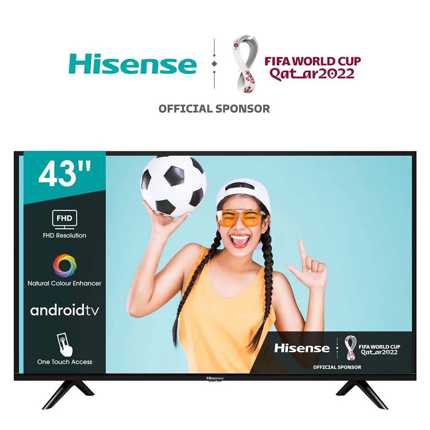 Televisor Hisense Led 43" Full HD Android  Smart Tv 43E5610