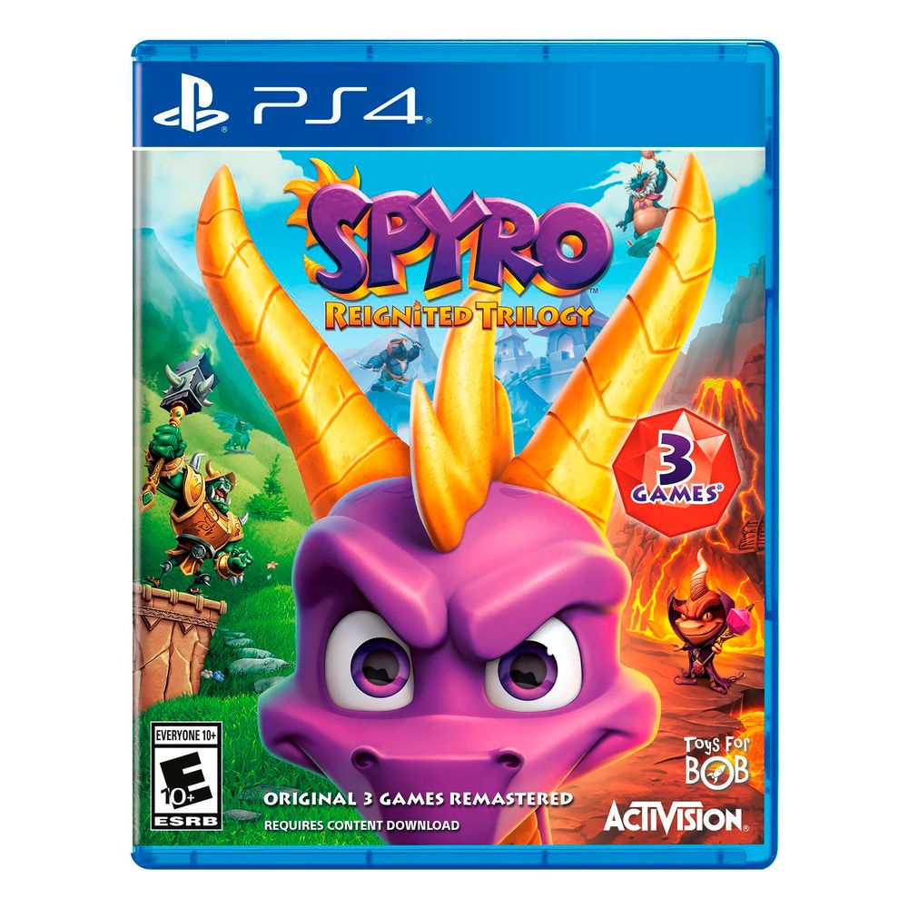Spyro Reignited Trilogy Playstation Ps4/Ps5 Latam plazaVea Supermercado