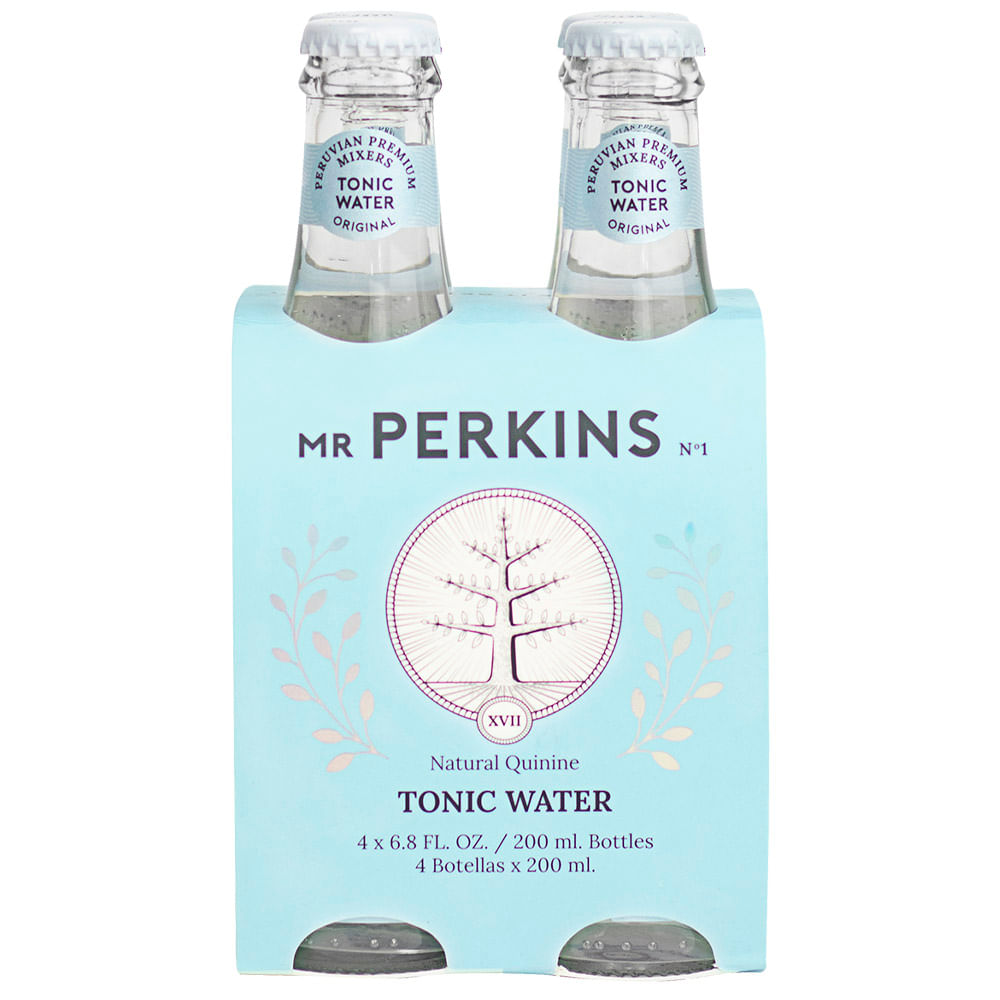 Agua Tónica MR PERKINS Botella 200ml Paquete 4un