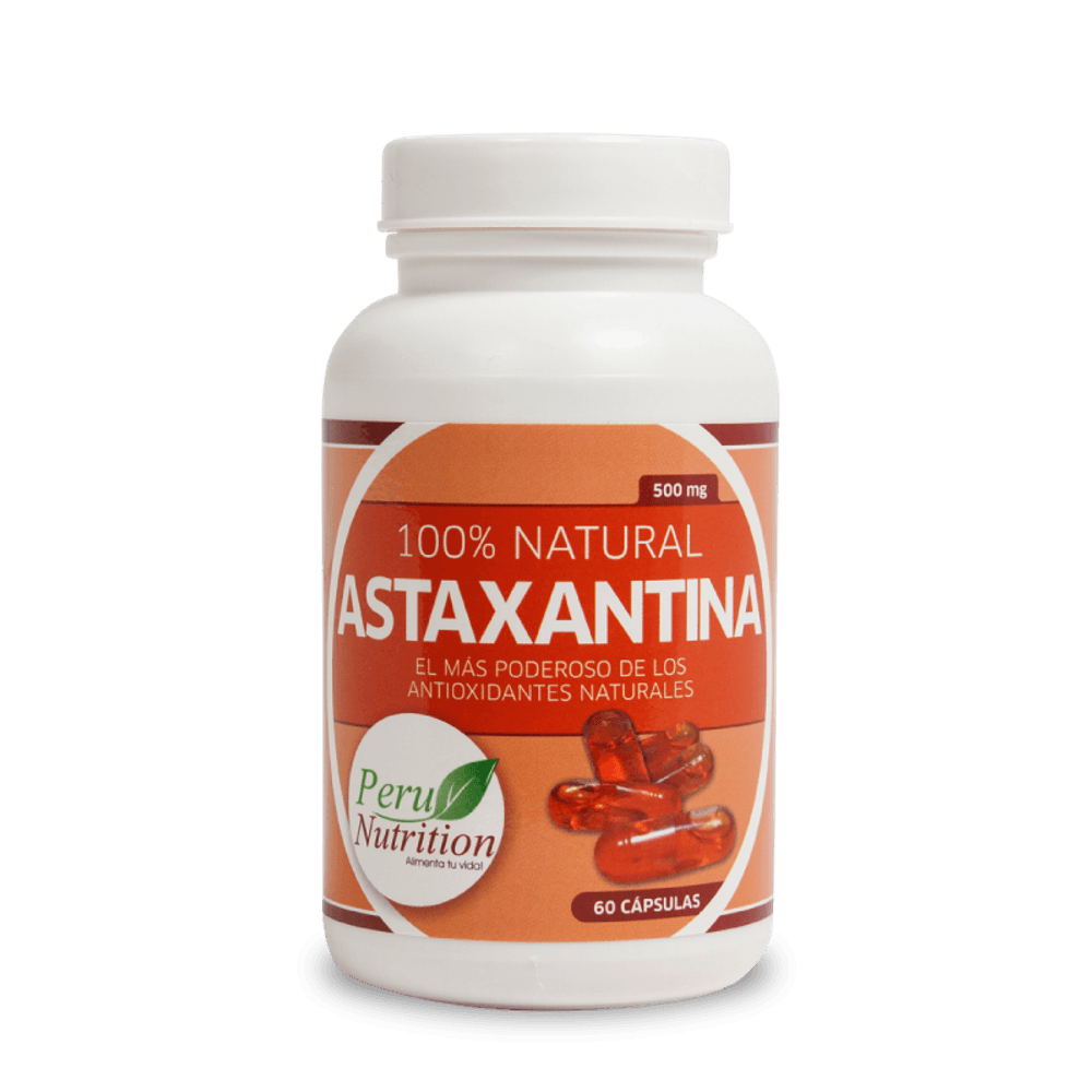Astaxantina Peru Nutrition 60 cápsulas plazaVea Supermercado