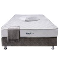 Cama Box Tarima EL CISNE Kaly 1.5 Plazas + 01 Almohada