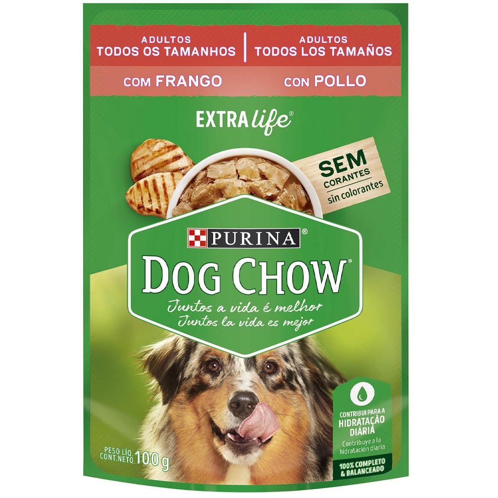 dog chow pouch