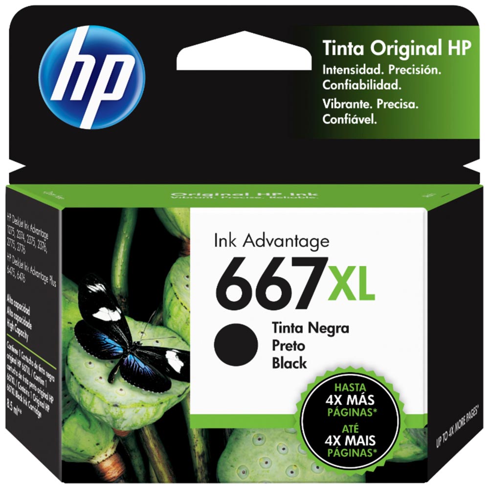 Cartucho para Impresora HP 667XL Negro | plazaVea - Supermercado
