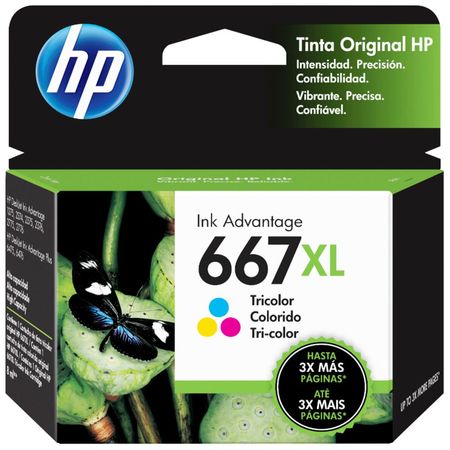 Cartucho para Impresora HP 667XL Tri-Color | plazaVea - Supermercado