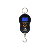 Balanza Digital Gramera Tipo Romana (50kg) para Equipajes Negro
