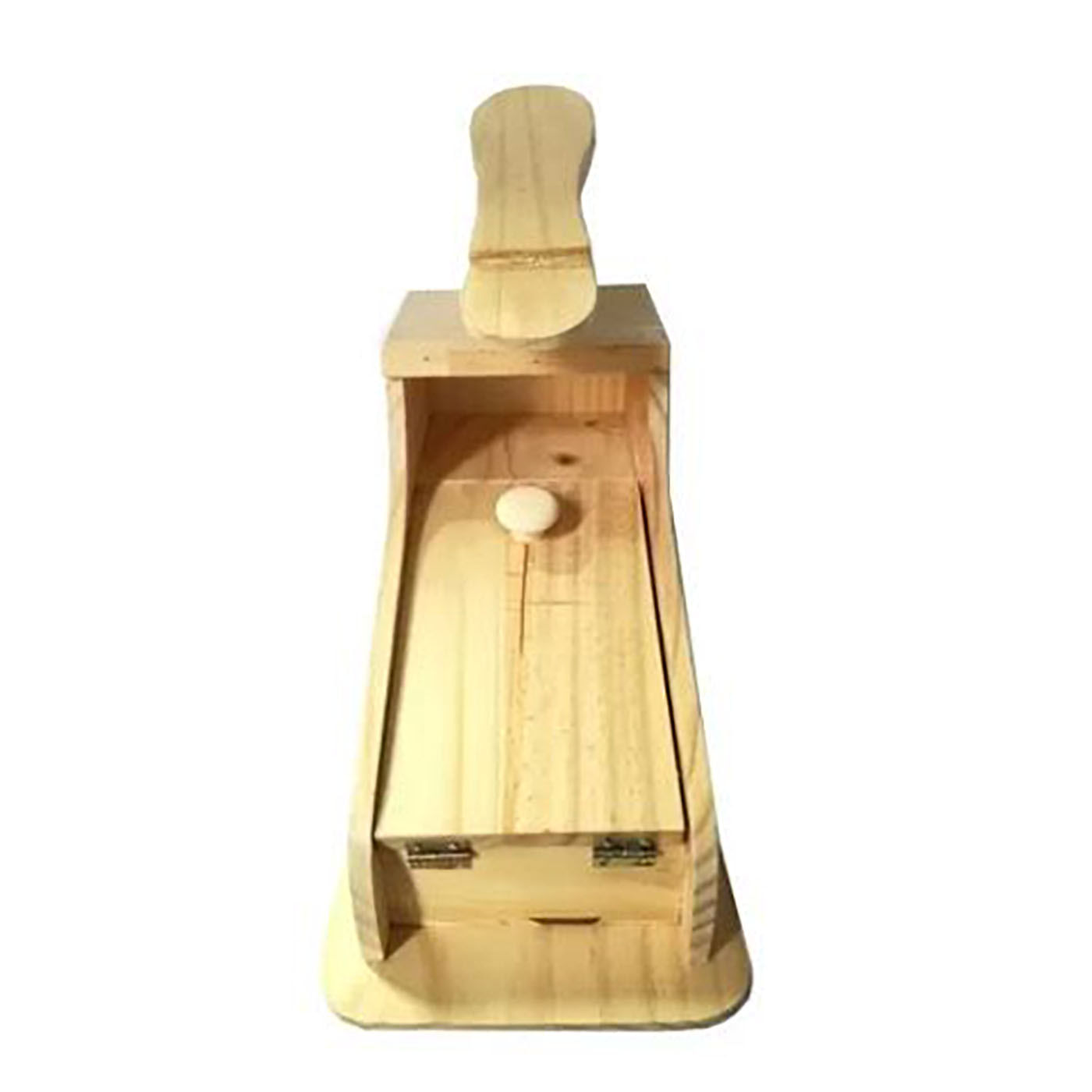 Caja Lustradora de Zapatos en Madera Pino Natural