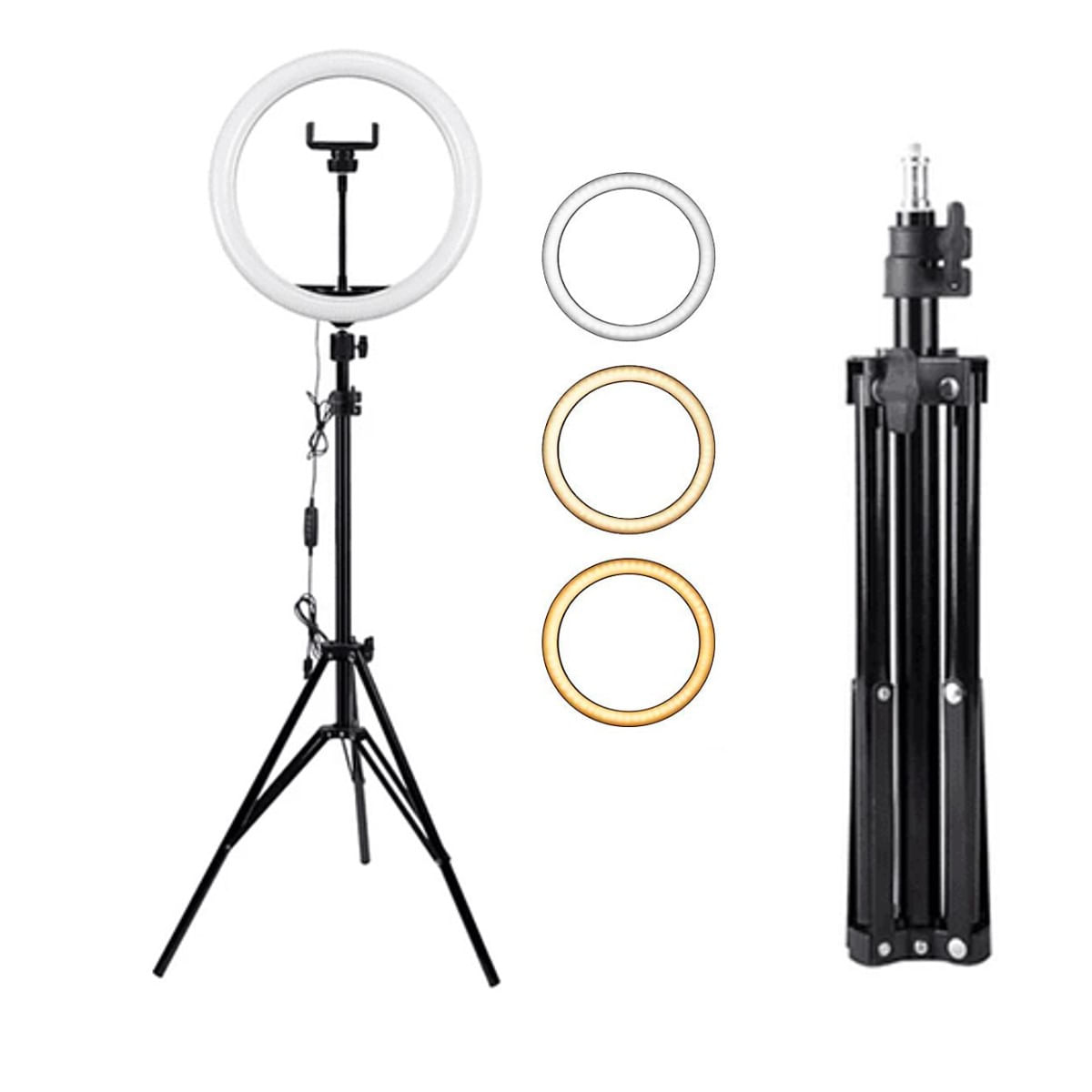 Aro Anillo Luz Led 26 cm + Trípode 2.1 Metros